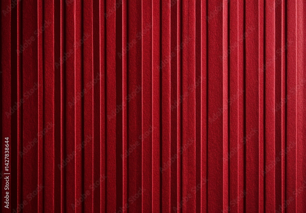 Deep red pleated curtain backdrop Deep red pleated curtain backdrop