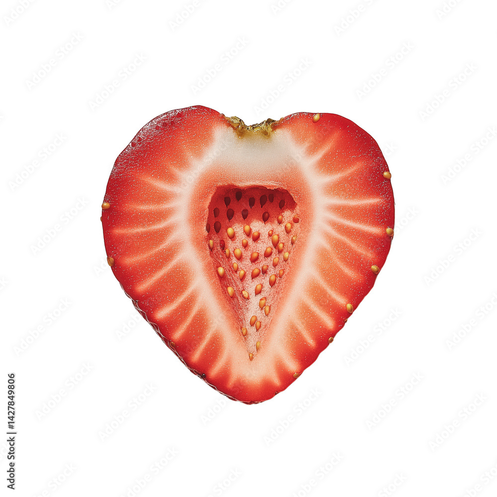 slice of strawberry slice of strawberry