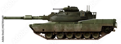 A tank concept with features of the M1 Abrams and M60, with a 120mm gun, known as the M60 Super Patton