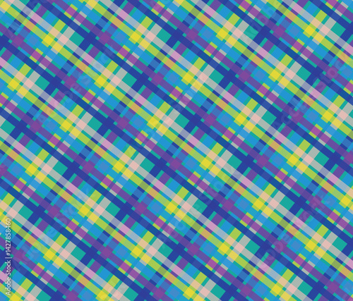 Tartan  plaid pattern in color design.  tartan repeating color pattern in perfect alignment. Unique color pattern background for prints and web