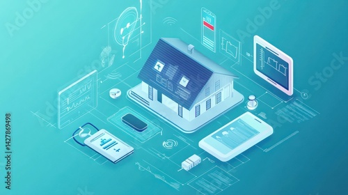 Smart Home Technology:  A Futuristic House Integrated with  Advanced Devices and  Applications for Enhanced Living