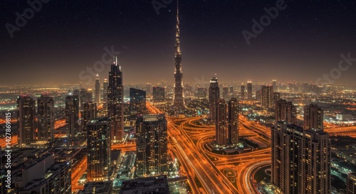 City Skyline at Twilight