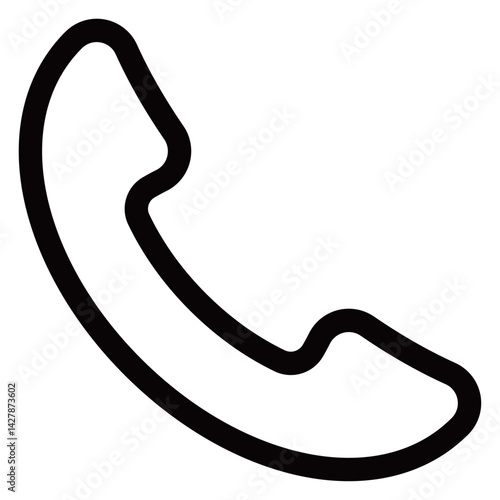 電話の受話器のアイコン