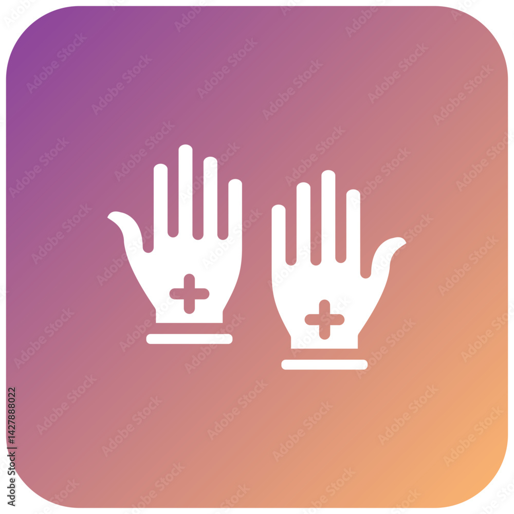 Obraz premium Vector Design Gloves Icon Style