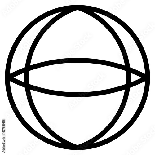 Browser Internet Proxy Line Icon