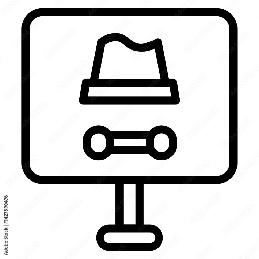 Safety Security Vpn Line Icon Safety Security Vpn Line Icon