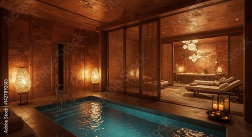 Indoor Pool and Spa Relaxation