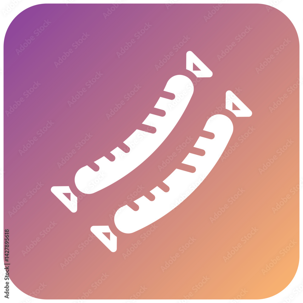 Sausage Icon Style Sausage Icon Style