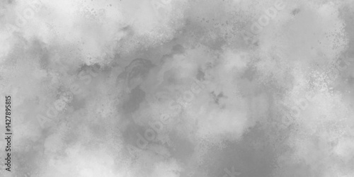 Abstract black and gray grunge with dark cement wall texture. White and ash messy wall stucco texture background. Gray aquarelle painted realistic fog or mist smoky textured