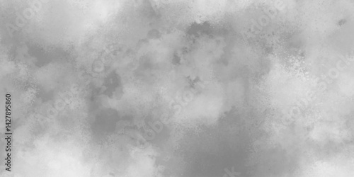 Abstract black and gray grunge with dark cement wall texture. White and ash messy wall stucco texture background. Gray aquarelle painted realistic fog or mist smoky textured