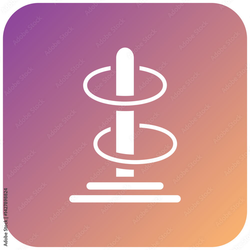 Ring Toss Icon Style Ring Toss Icon Style