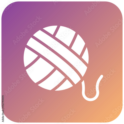 Wool Ball Icon Style
