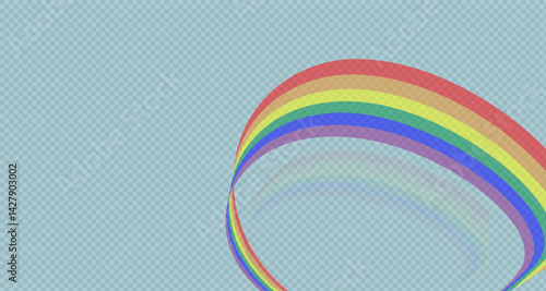 Rainbow icon, rainbow.Raindrops on a clear background. Storm with rain and white cloud on a clear background. Rain, hail and rainy weather. PNG.