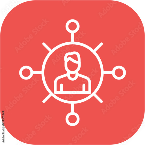 Professional Network Icon