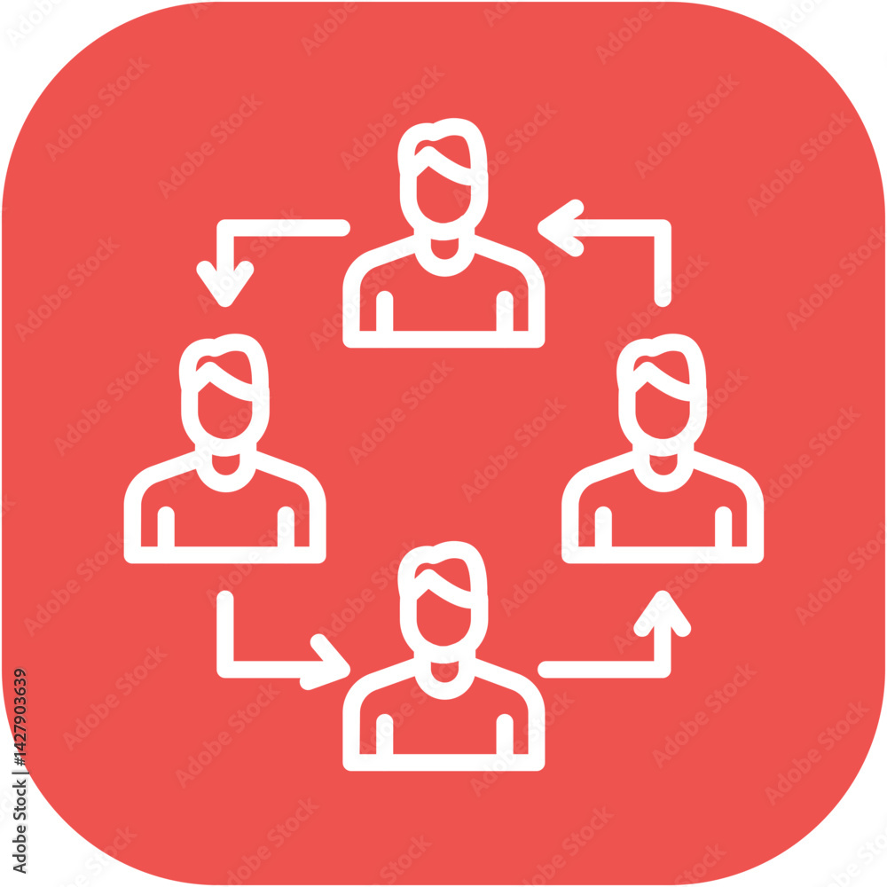 Team Collaboration Icon Team Collaboration Icon