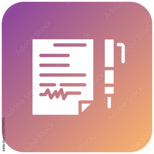 Oil Contract Icon Style