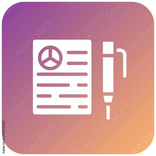Peace Treaty Icon Style