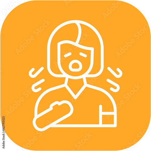 Breathing Difficulty Icon