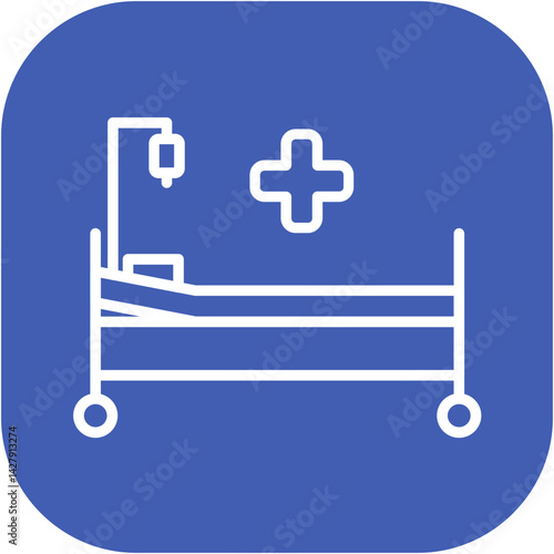 Hospital Bed Icon