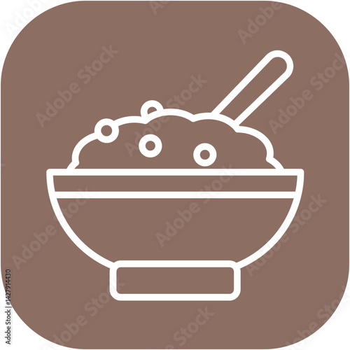Porridge Bowl Icon