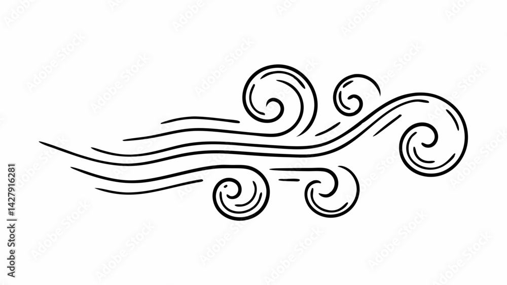 Fototapeta premium Weather Icons Climate Elements Atmospheric Conditions Meteorological Symbols Temperature Changes