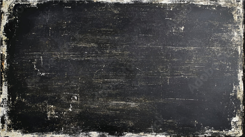 Black grunge overlay texture background. Dust wall grunge texture on distress back background. Dark scratched grunge background, old film effect, Very dark charcoal colors background, 