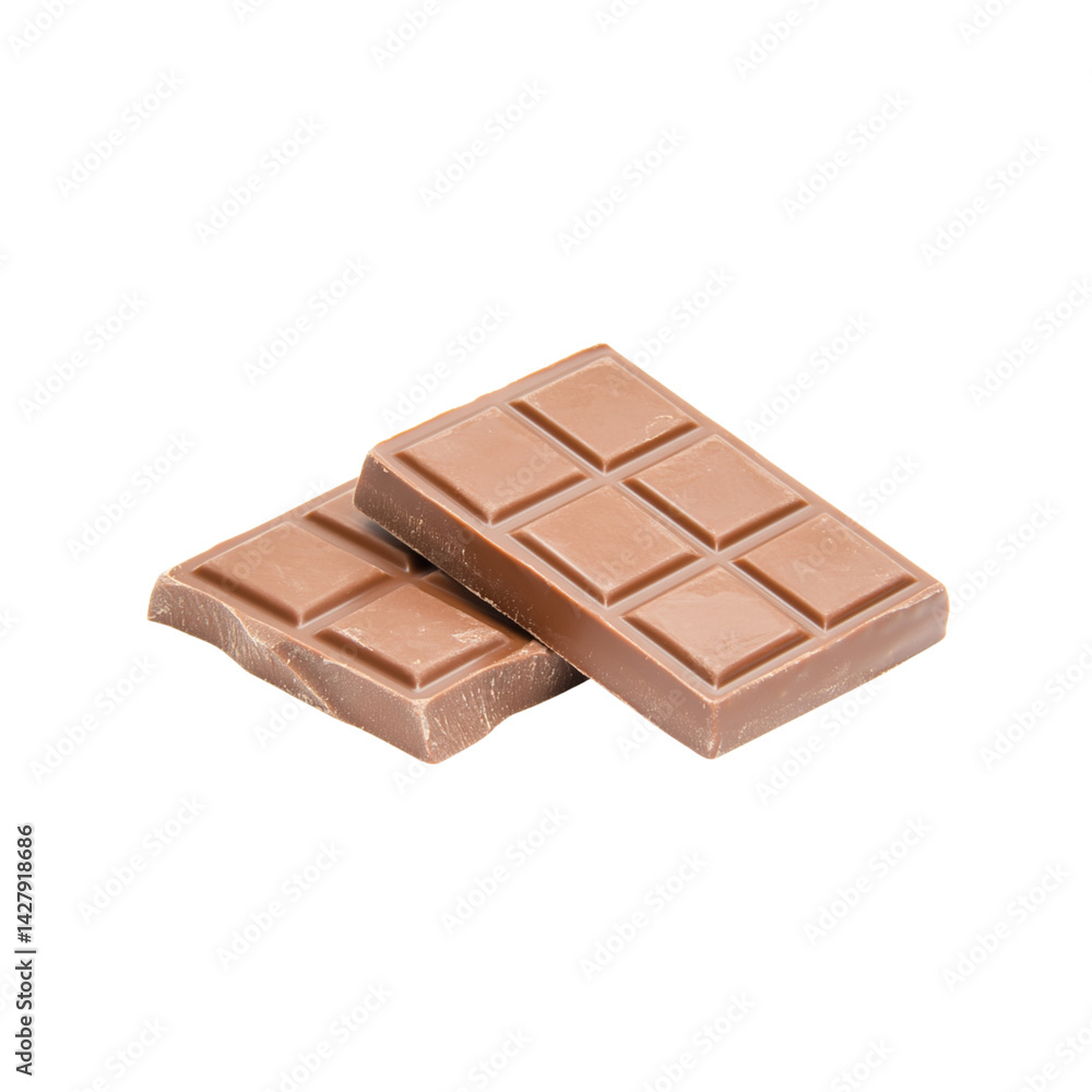 Delicious milk chocolate bars with smooth texture and rich flavor Delicious milk chocolate bars with smooth texture and rich flavor