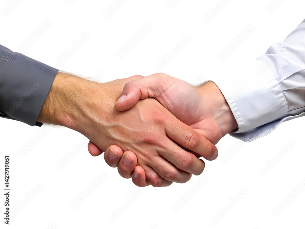 Handshake Agreement Business Partnership and Dealmaking isolated on transparent background Handshake Agreement Business Partnership and Dealmaking isolated on transparent background