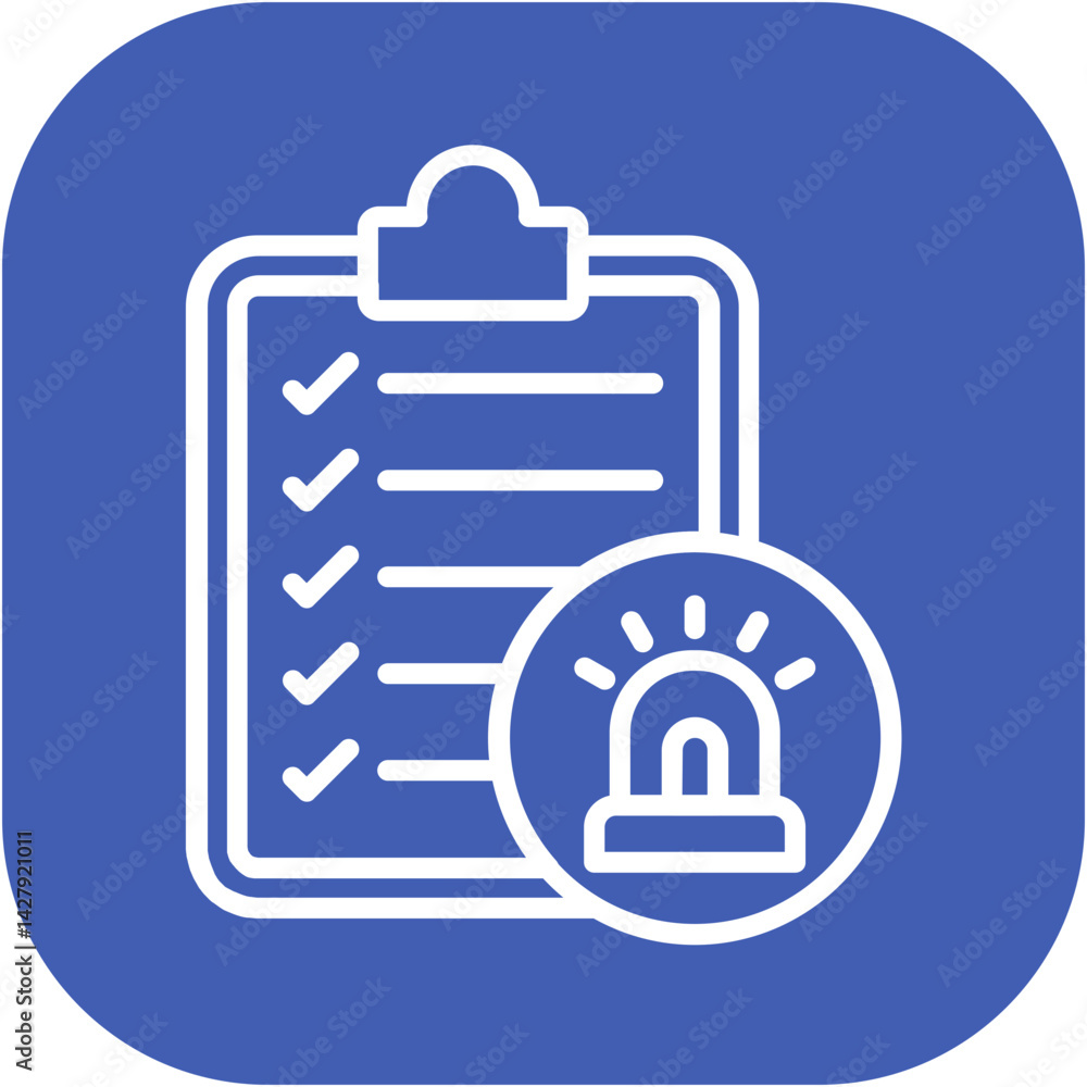 Emergency Plan Icon Emergency Plan Icon