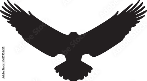 Eagle simple icon. Vector ICON all icon Viktor