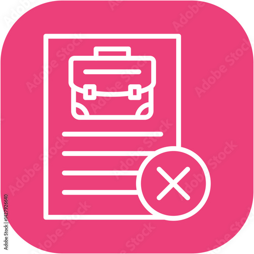Job Rejection Icon