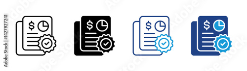 Financial Report Icon