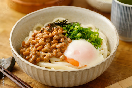 納豆うどん