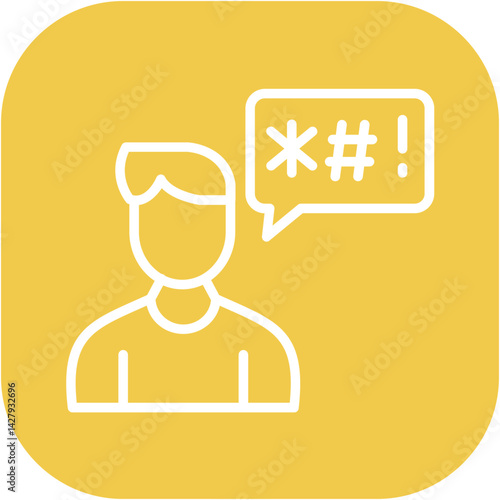 Name calling Icon
