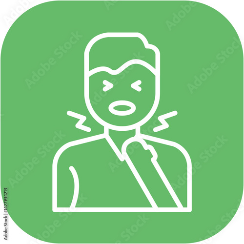 Throat Itching Icon