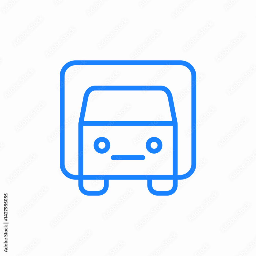 vehicle parking garage icon sign vector vehicle parking garage icon sign vector