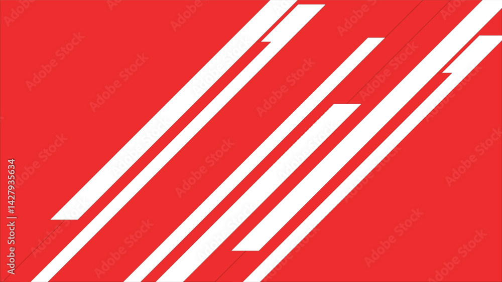 Abstract Red and White Diagonal Lines Background Abstract Red and White Diagonal Lines Background