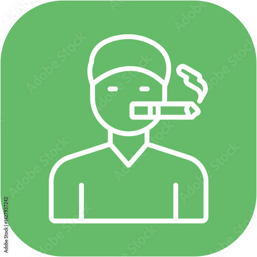 Tobacco Addiction Icon