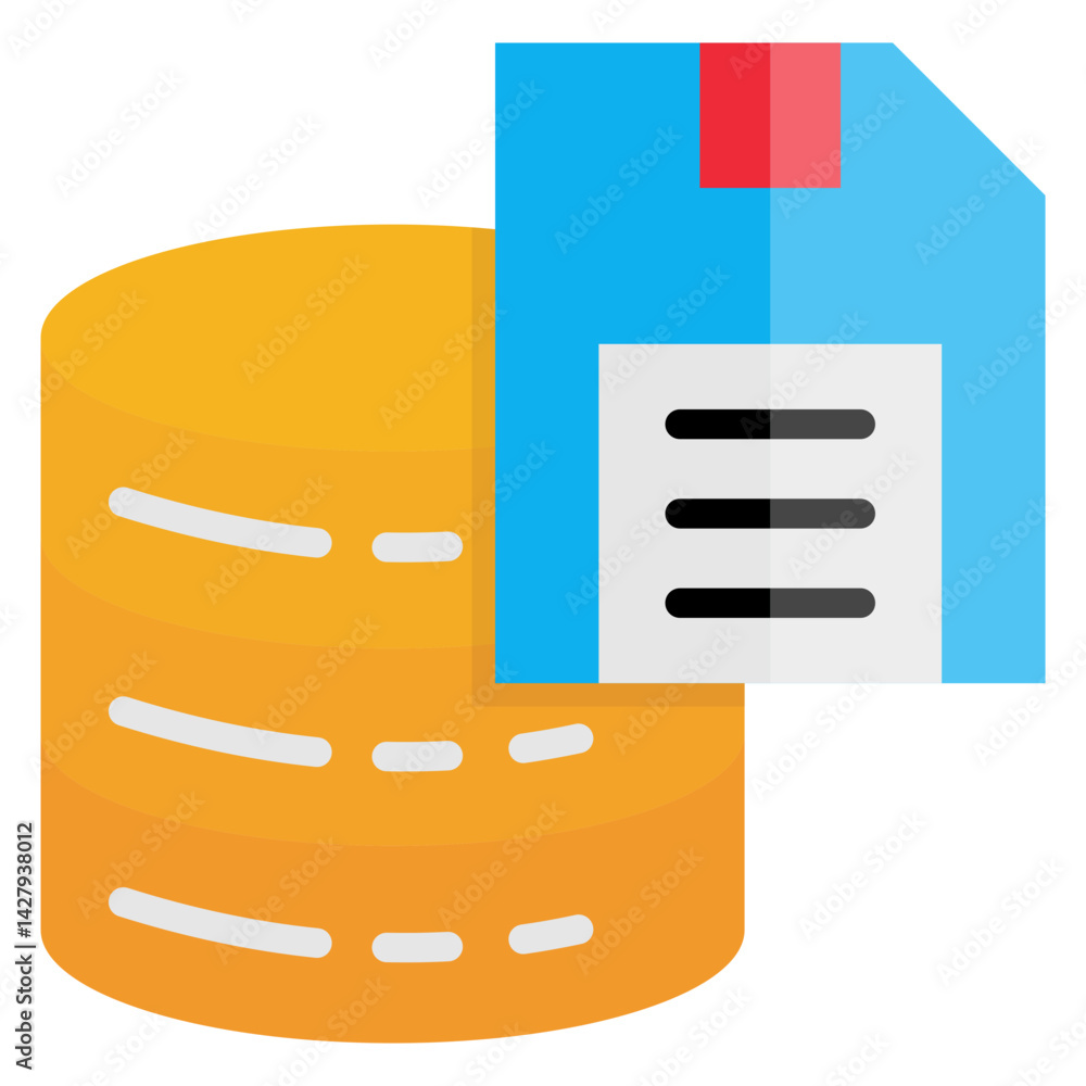 Fototapeta premium Data Storage Icon