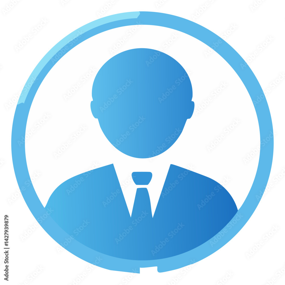 user icon button. Blue user icon symbol or website admin social profile login communication website element concept. user icon button. Blue user icon symbol or website admin social profile login communication website element concept.