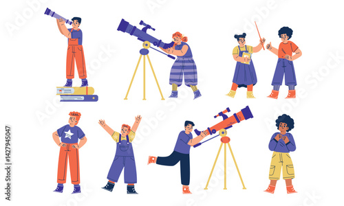 Joyful Astronomers explore the vast Universe, engaging in thrilling action and discovery