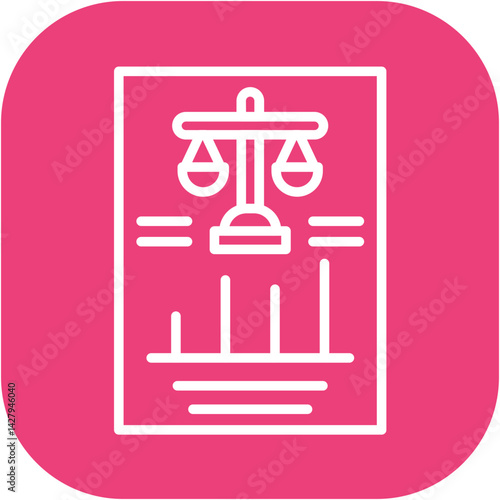 Legal Analysis Icon