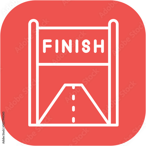 Finish Line Icon