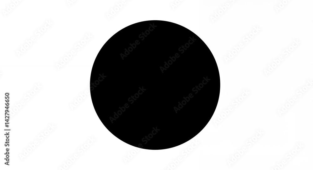 Black circle graphic design element Black circle graphic design element