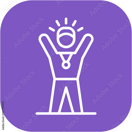 Victory Pose Icon