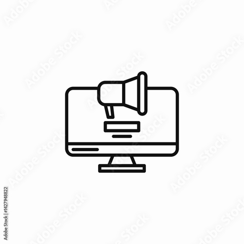 online promotion icon sign vector