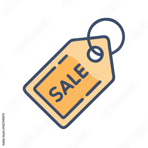 Sale Tag Vector Illustration, Price Tag Design, Discount Offer