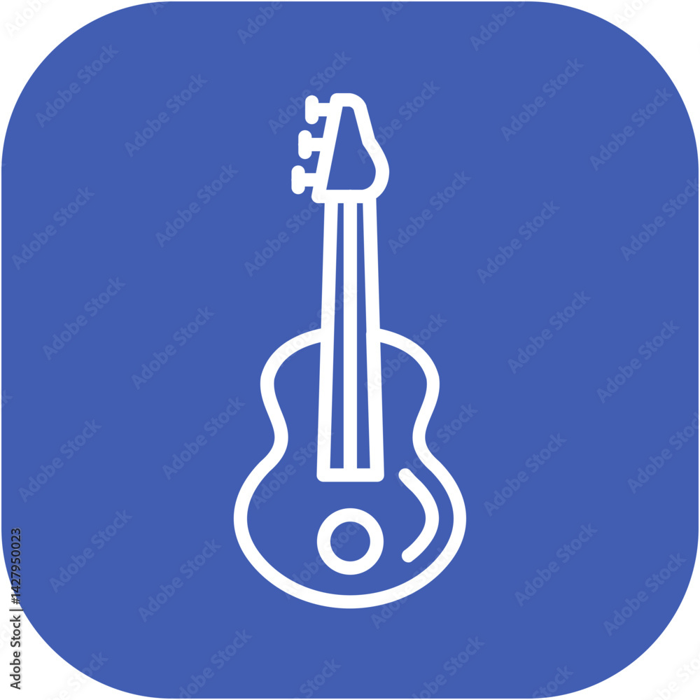 Naklejka premium Guitar Solo Icon