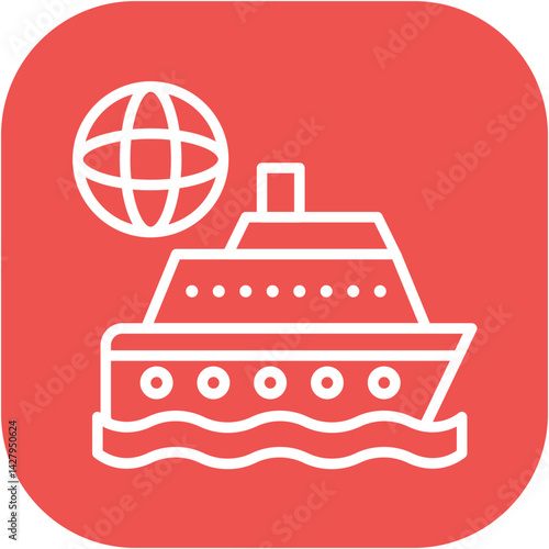 Cruise Globe Icon