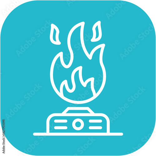 Gas Flame Icon